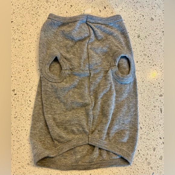 Doggy Skins “I just want to eat treats and cuddle my human,” gray dog shirt, L - Picture 2 of 3